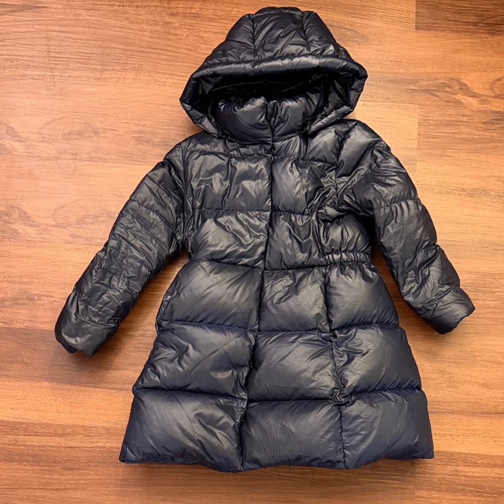Polo by Ralph Lauren Kids Navy blue down filled warm Puffer long coat.
